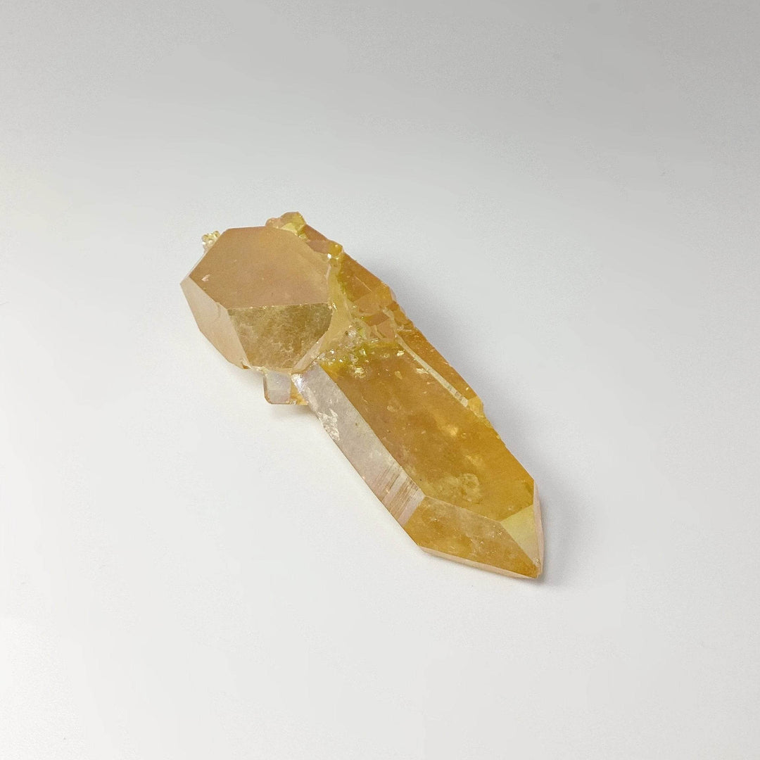 Sunset Aura Quartz Cluster-Rocks and Gems Canada