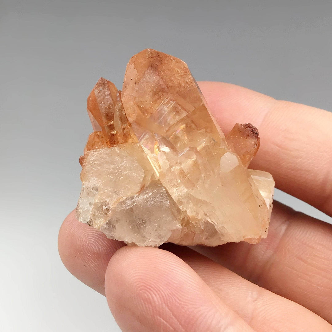 Tangerine Quartz Cluster-Rocks and Gems Canada