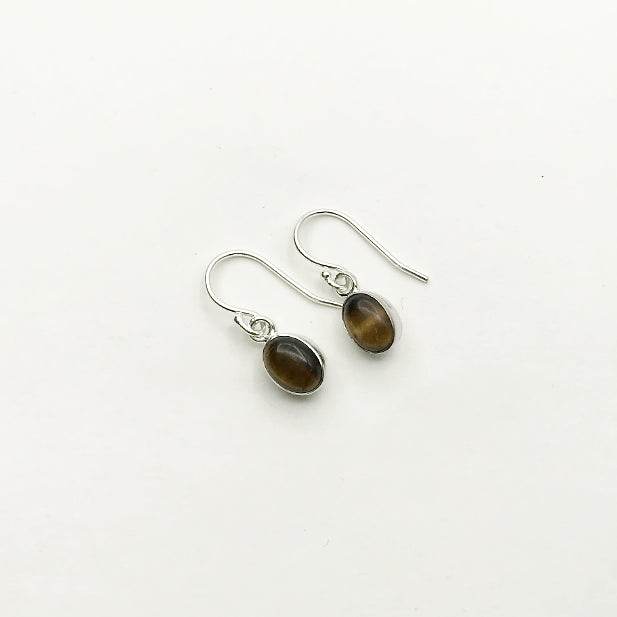 Tiger Eye Dangle Earrings-Rocks and Gems Canada