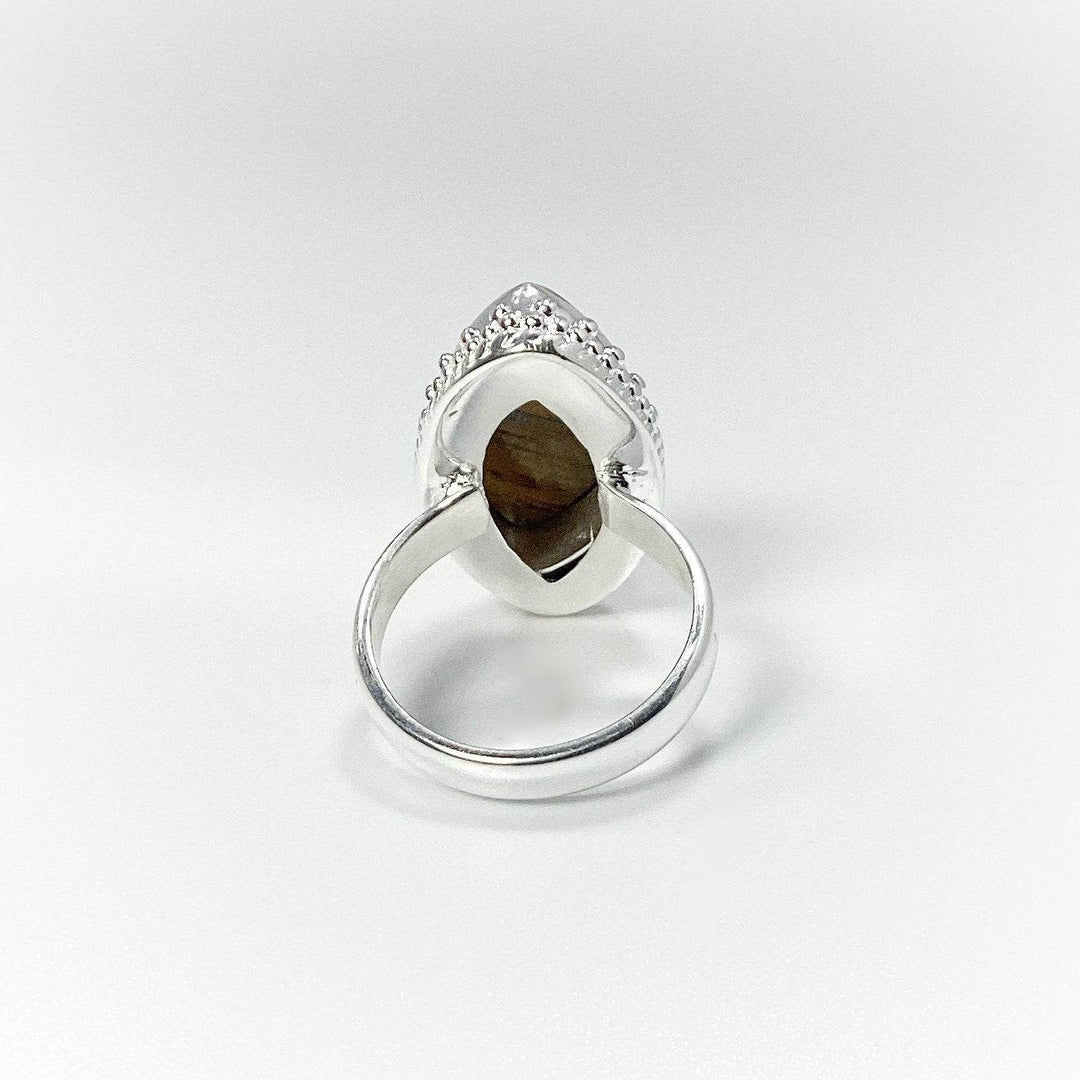 Tiger Eye Marquise Cut Ring-Rocks and Gems Canada