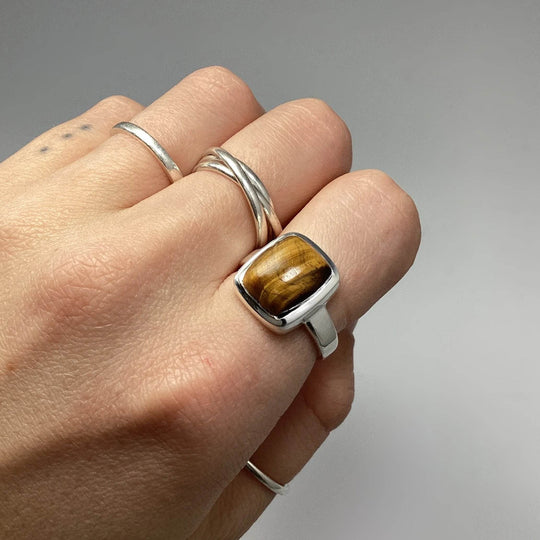 Tiger Eye Ring-Rocks and Gems Canada