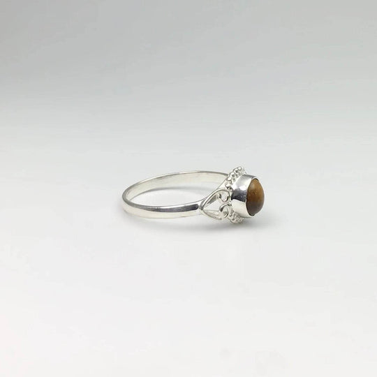 Tiger Eye Ring-Rocks and Gems Canada