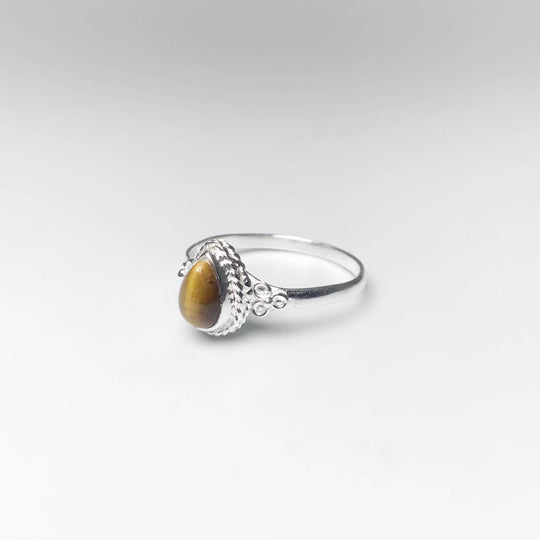 Tiger Eye Ring-Rocks and Gems Canada