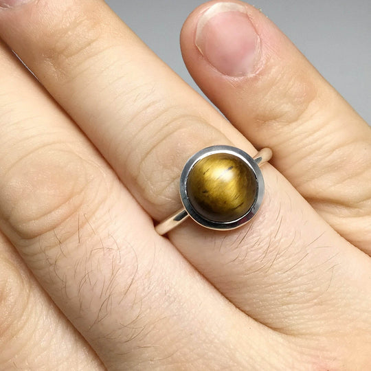 Tiger Eye Ring-Rocks and Gems Canada