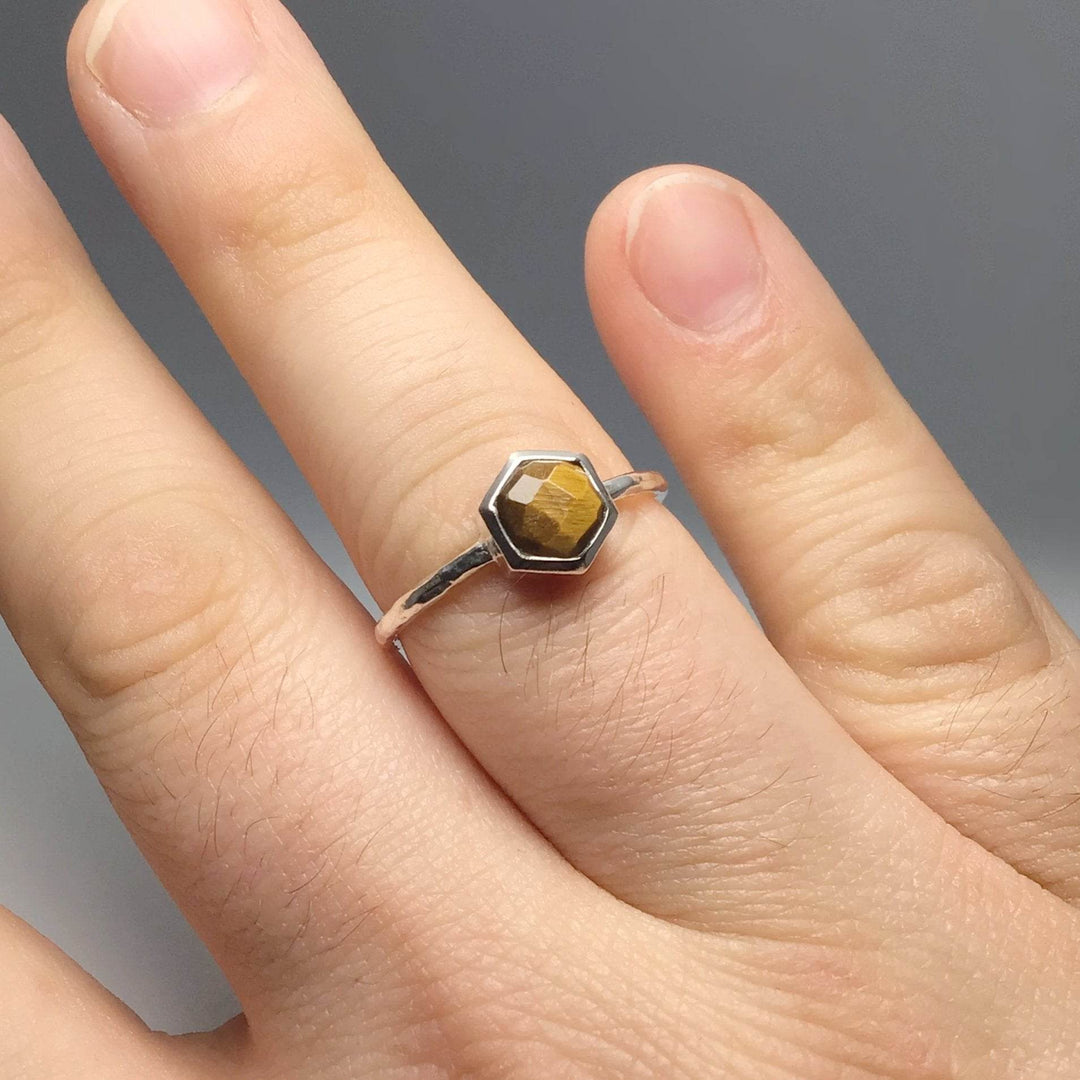 Tiger Eye Ring-Rocks and Gems Canada