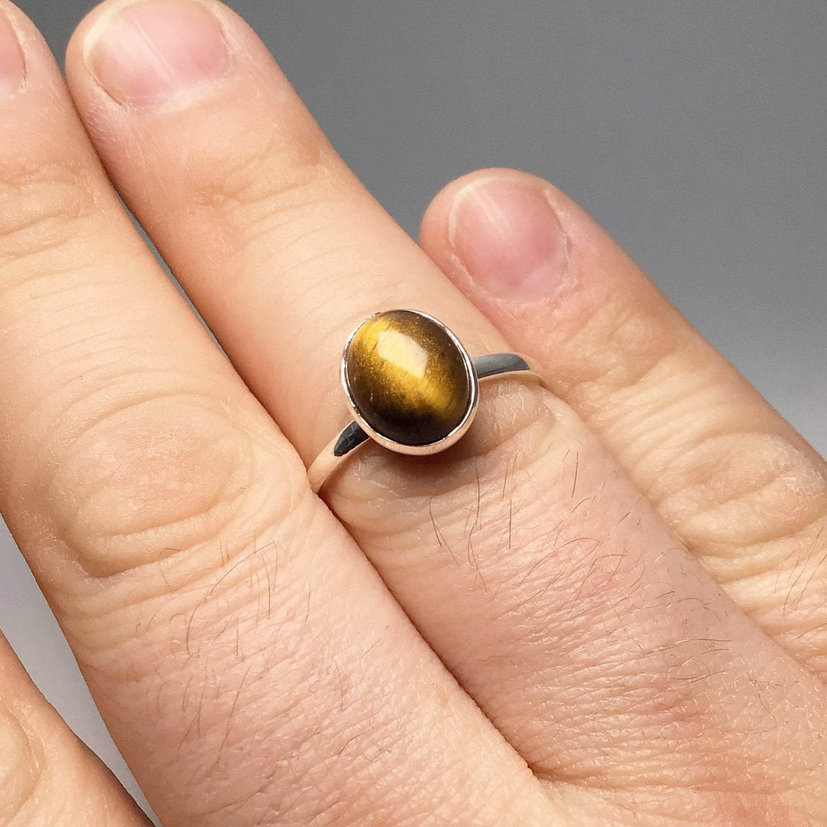 Tiger Eye Ring-Rocks and Gems Canada