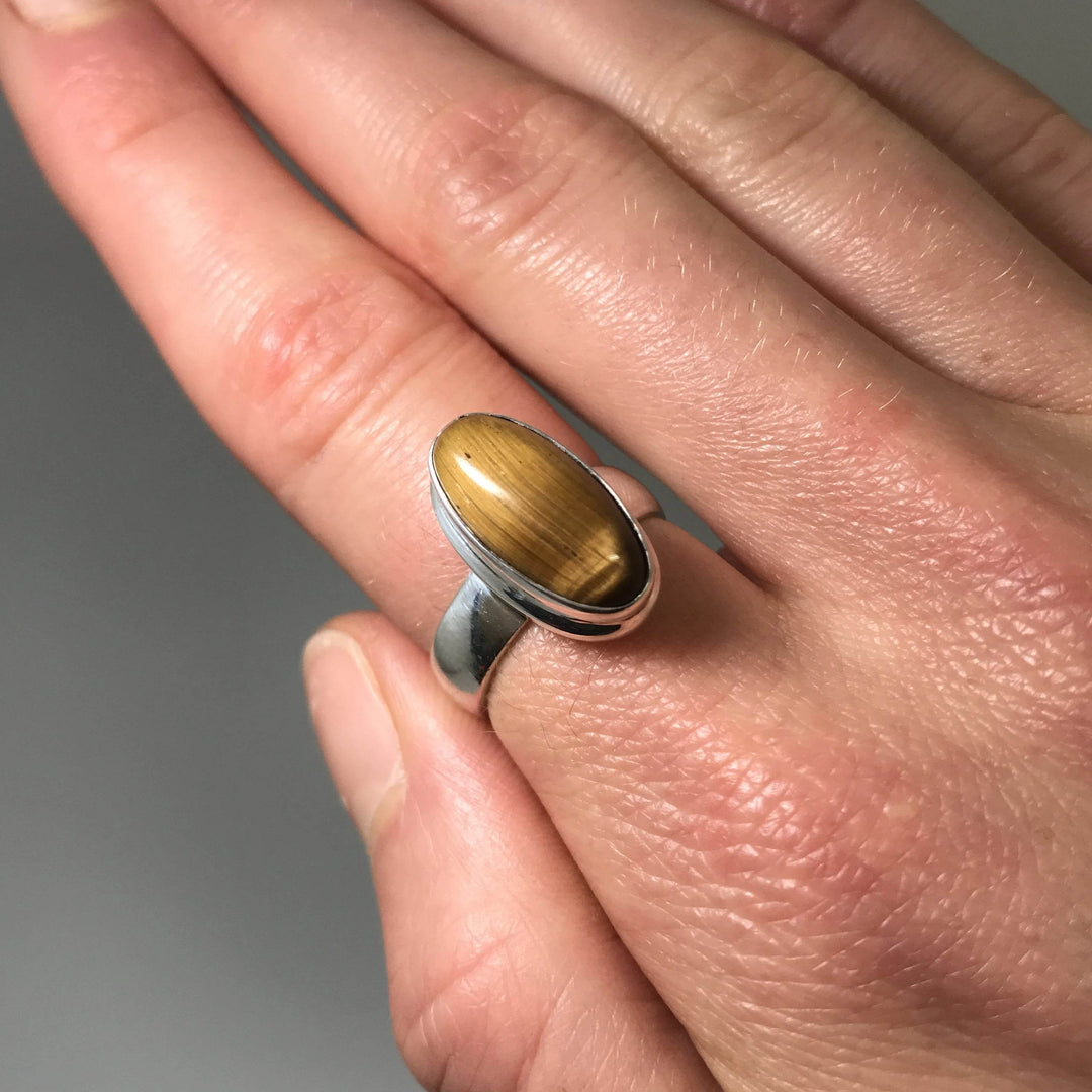 Tiger Eye Ring-Rocks and Gems Canada