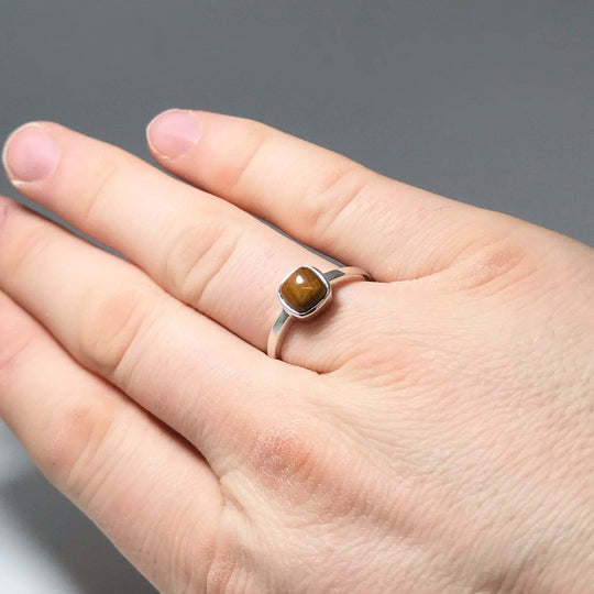 Tiger Eye Ring-Rocks and Gems Canada