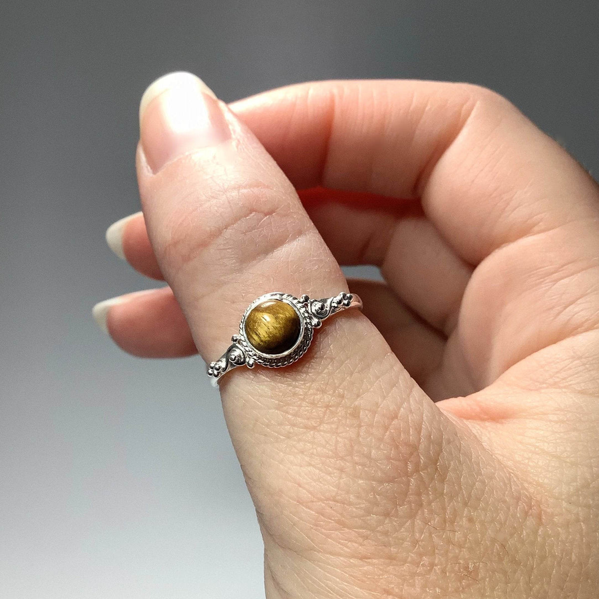 Tiger Eye Ring-Rocks and Gems Canada