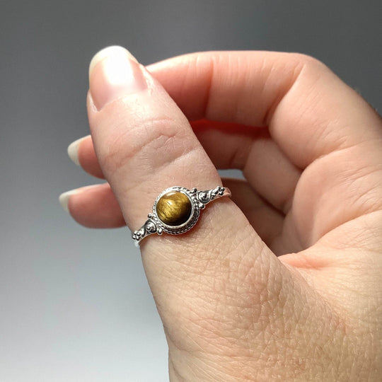 Tiger Eye Ring-Rocks and Gems Canada