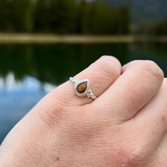 Tiger Eye Ring-Rocks and Gems Canada