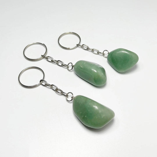 Tumbled Stone Keychain-Rocks and Gems Canada