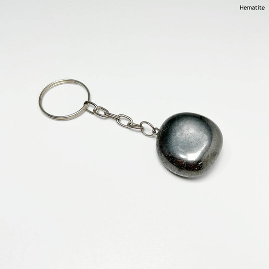 Tumbled Stone Keychain-Rocks and Gems Canada