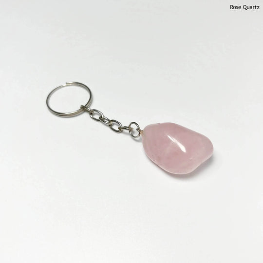 Tumbled Stone Keychain-Rocks and Gems Canada