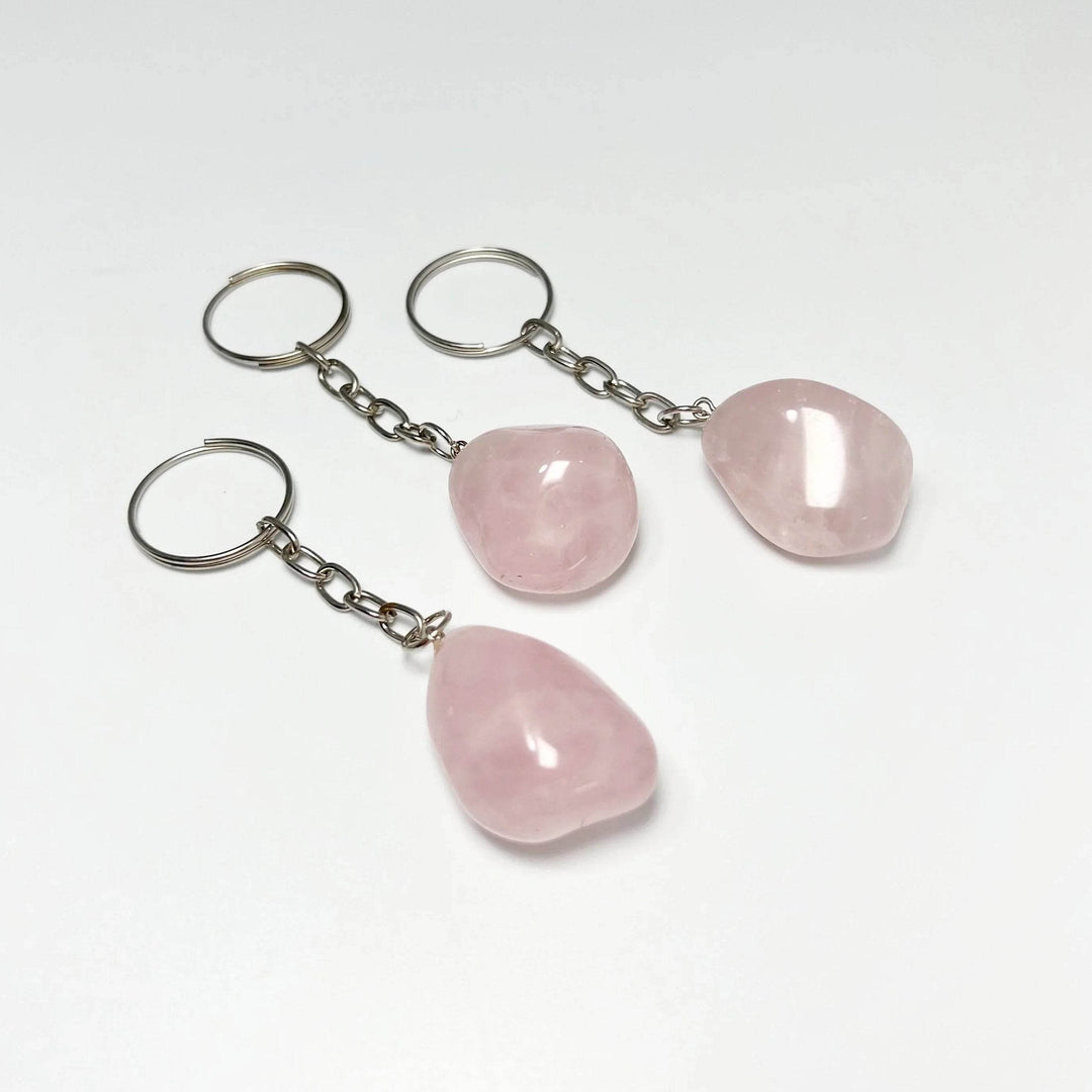 Tumbled Stone Keychain-Rocks and Gems Canada