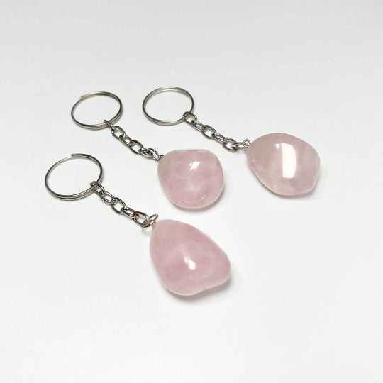 Tumbled Stone Keychain-Rocks and Gems Canada