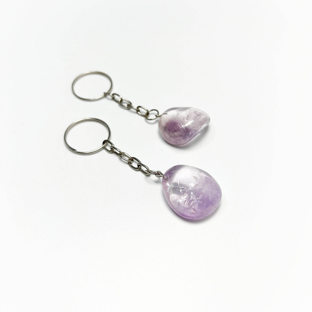 Tumbled Stone Keychain-Rocks and Gems Canada