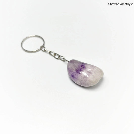 Tumbled Stone Keychain-Rocks and Gems Canada