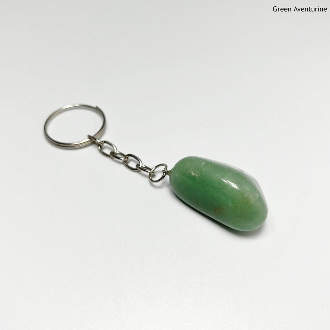 Tumbled Stone Keychain-Rocks and Gems Canada