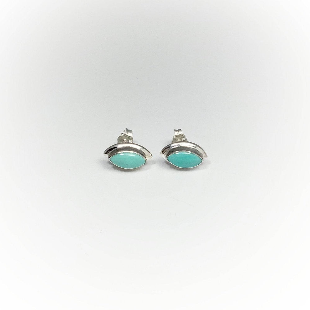 Turquoise Stud Earrings-Rocks and Gems Canada