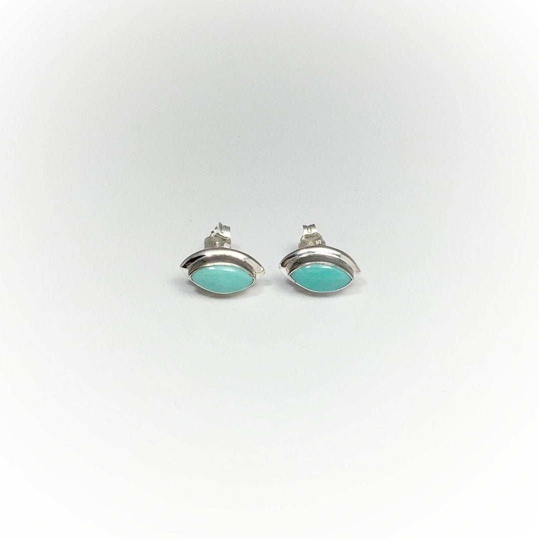 Turquoise Stud Earrings-Rocks and Gems Canada