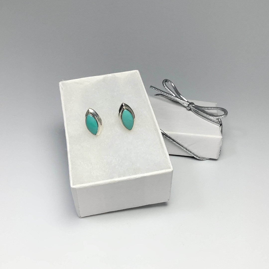 Turquoise Stud Earrings-Rocks and Gems Canada