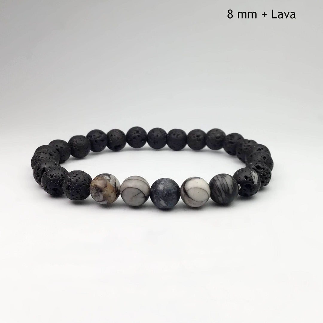 Web Jasper Beaded Bracelet-Rocks and Gems Canada
