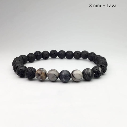 Web Jasper Beaded Bracelet-Rocks and Gems Canada