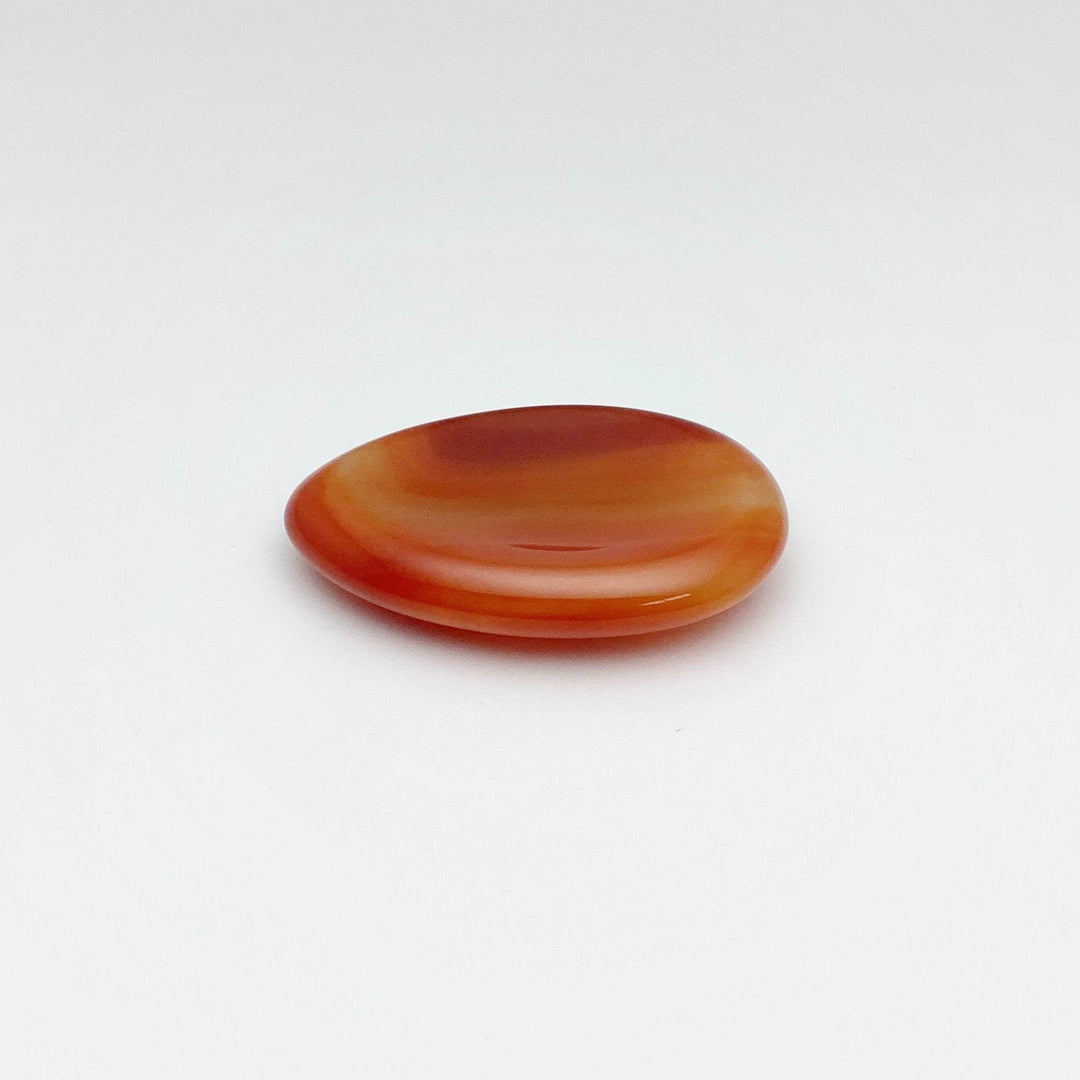 Worry Stone - Carnelian Agate-Rocks and Gems Canada