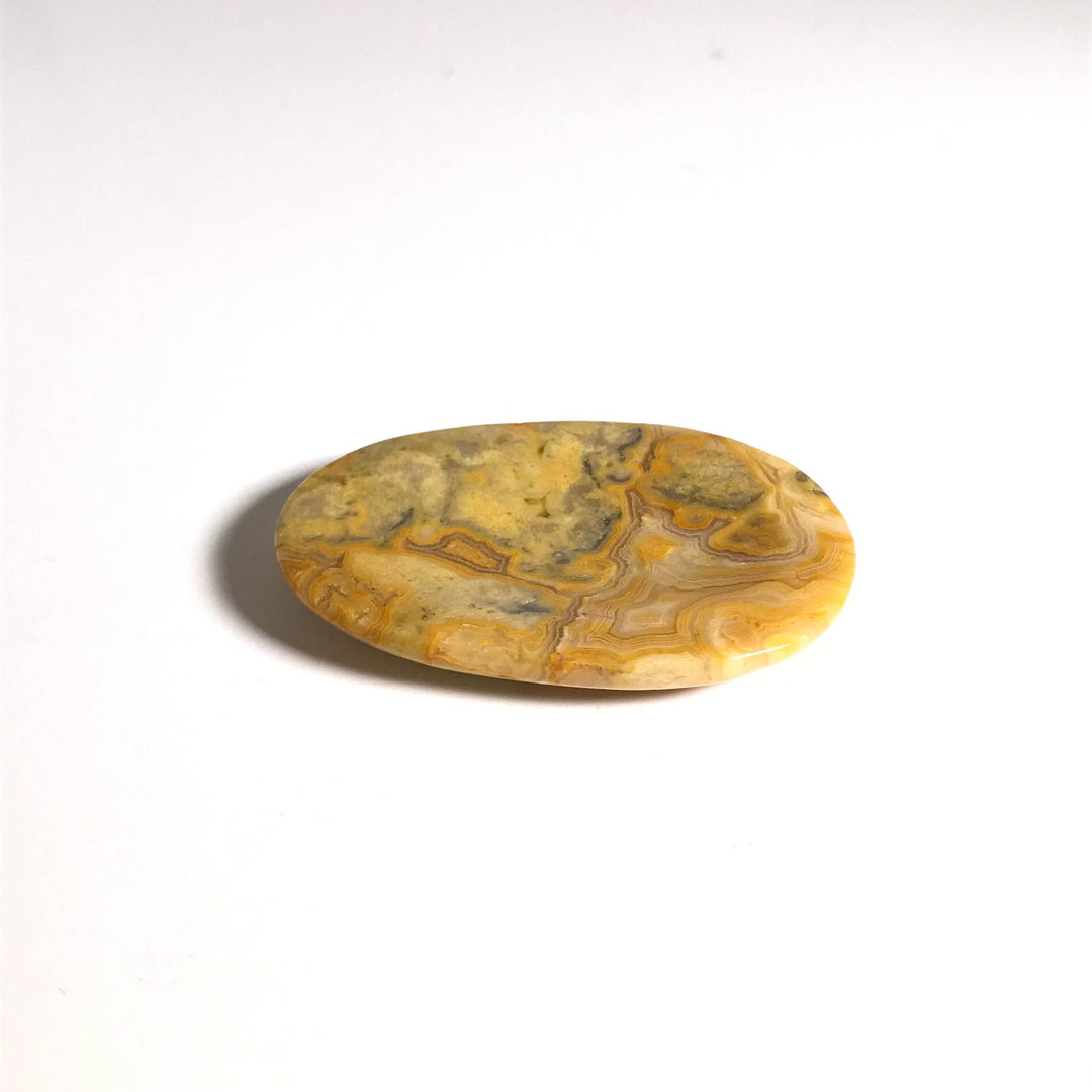 Worry Stone - Crazy Lace Agate-Rocks and Gems Canada