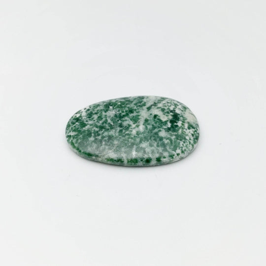 Worry Stone - Green Dot Jade-Rocks and Gems Canada