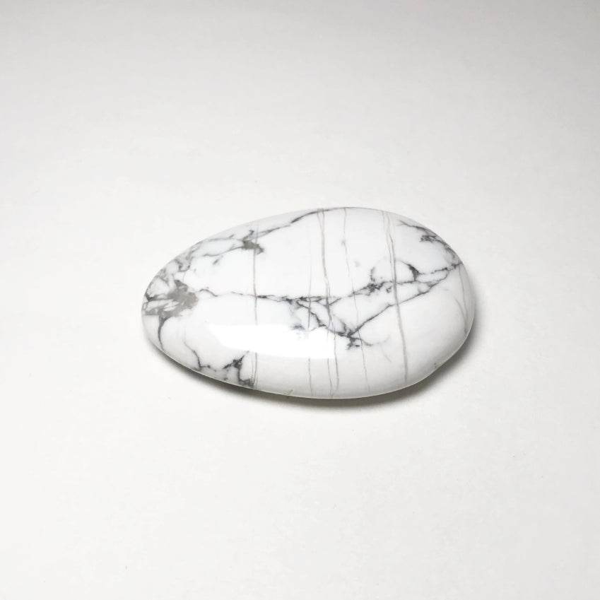 Worry Stone - Howlite-Rocks and Gems Canada