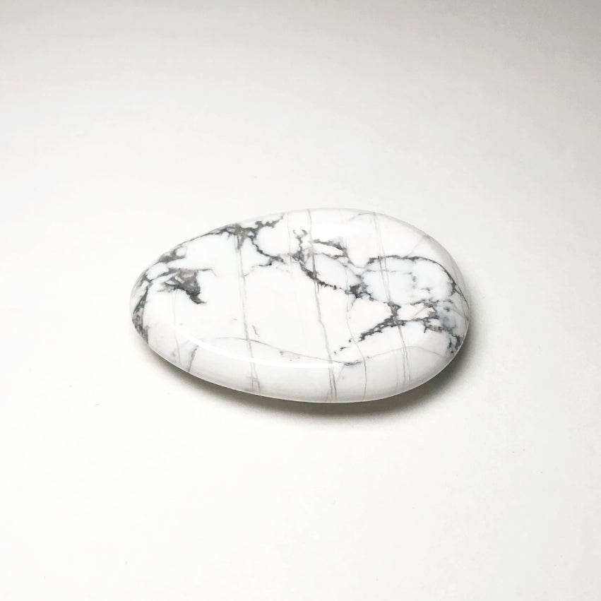 Worry Stone - Howlite-Rocks and Gems Canada