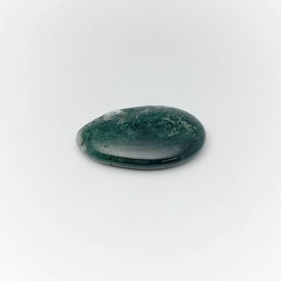 Worry Stone - Moss Agate-Rocks and Gems Canada