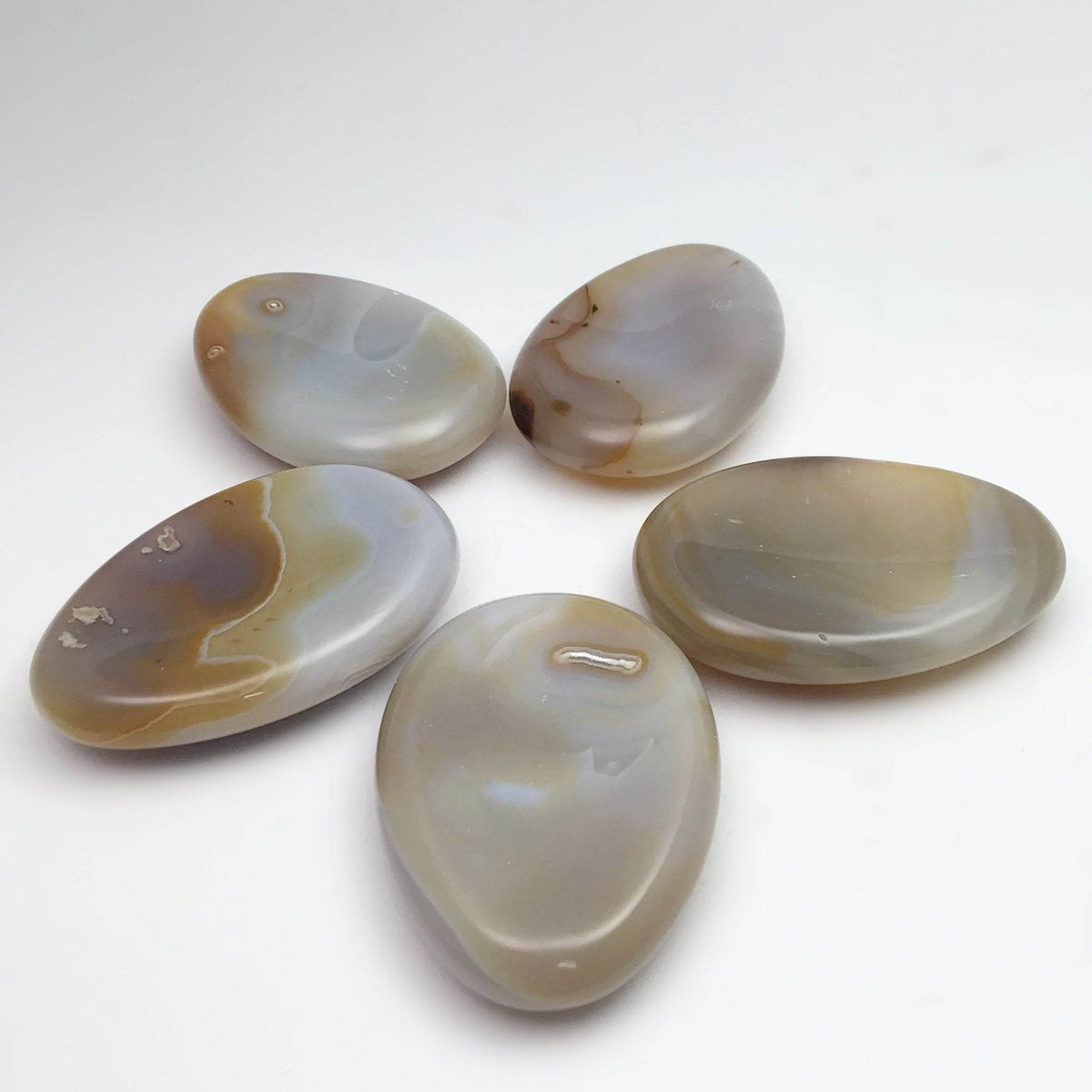 Worry Stone - Natural Agate-Rocks and Gems Canada