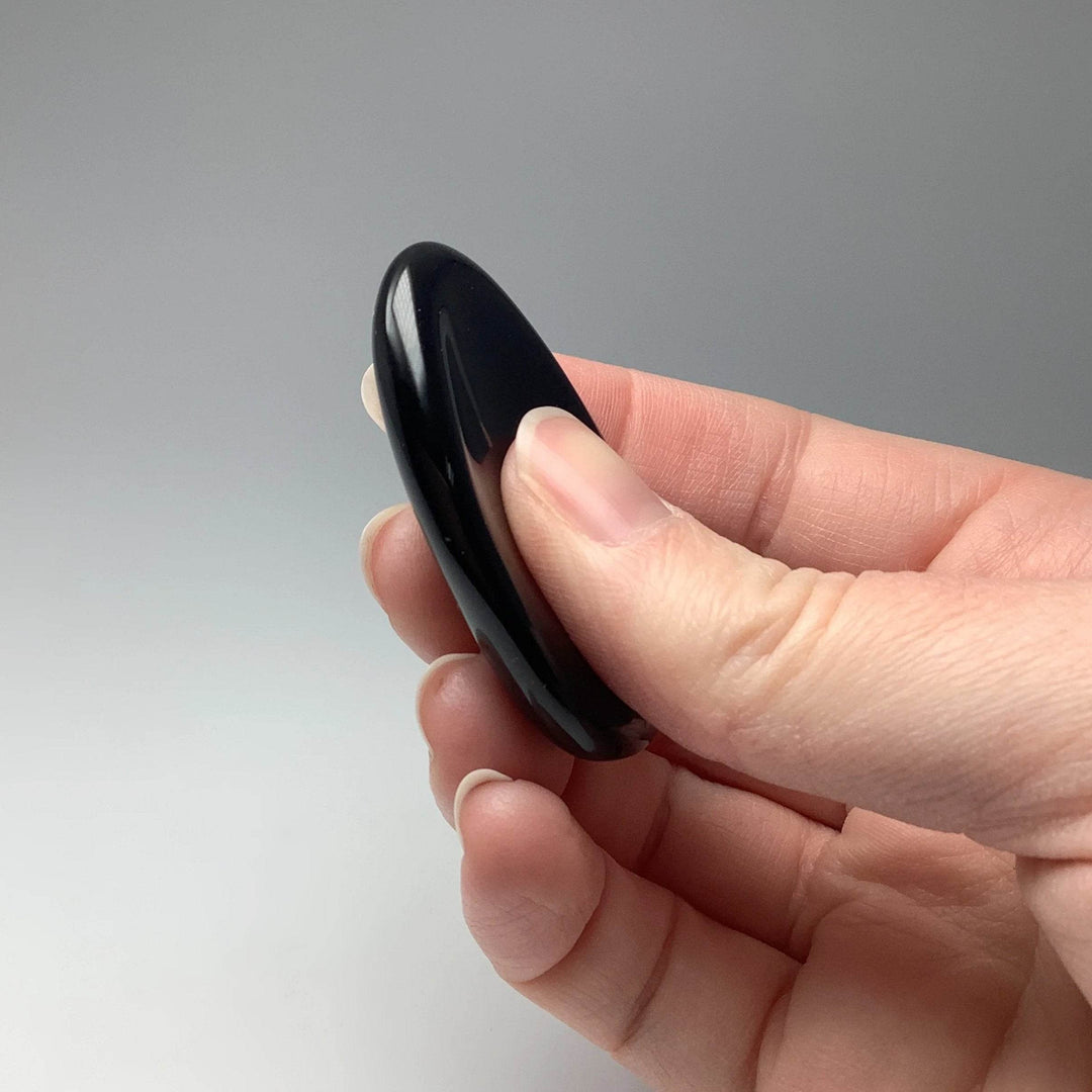 Worry Stone - Obsidian-Rocks and Gems Canada