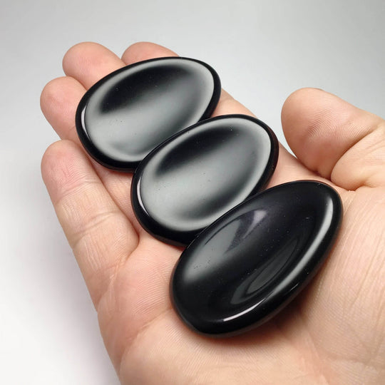 Worry Stone - Obsidian-Rocks and Gems Canada