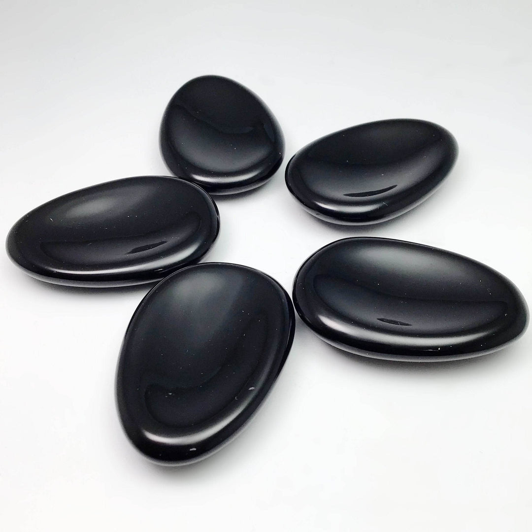 Worry Stone - Obsidian-Rocks and Gems Canada
