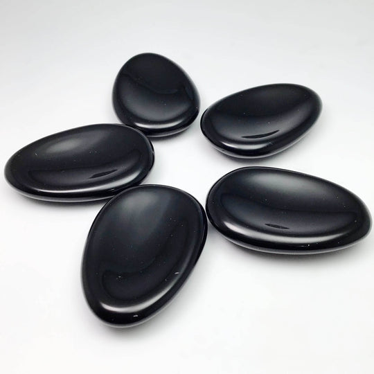 Worry Stone - Obsidian-Rocks and Gems Canada