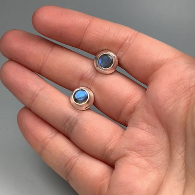 Labradorite Stud Earrings
