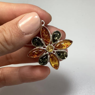 Mixed Amber Pendant