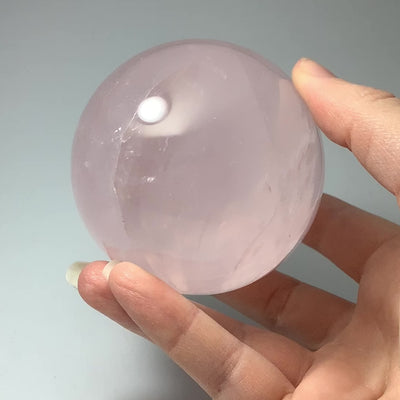 Girasol Rose Quartz Sphere