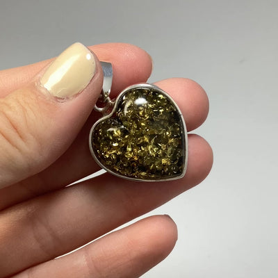 Green Amber Pendant
