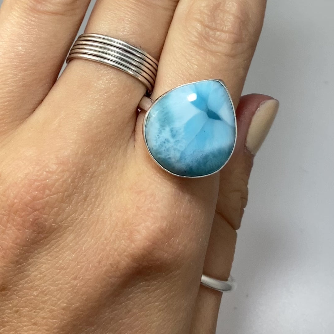 Larimar Ring