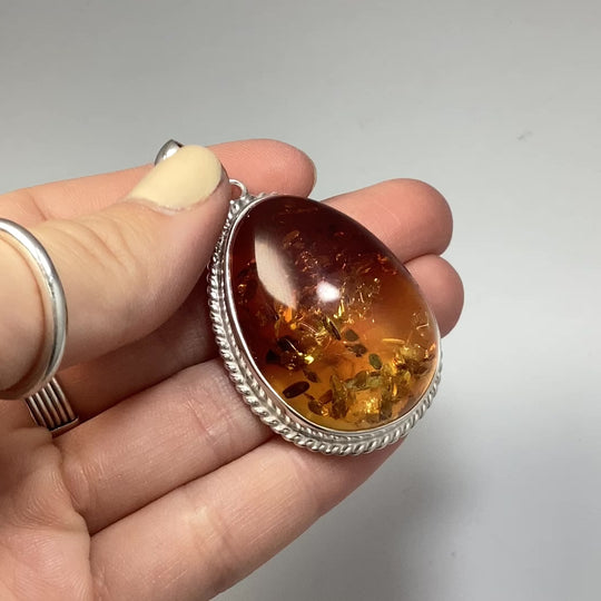 Ombre Amber Pendant