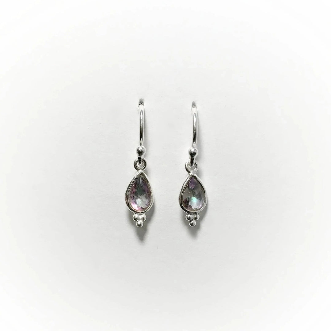 Mystic Topaz Dangle Earrings - Rocks and Gems Canada