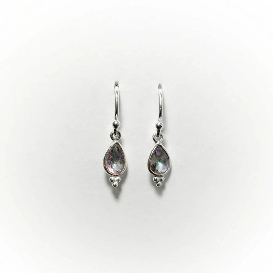 Mystic Topaz Dangle Earrings - Rocks and Gems Canada