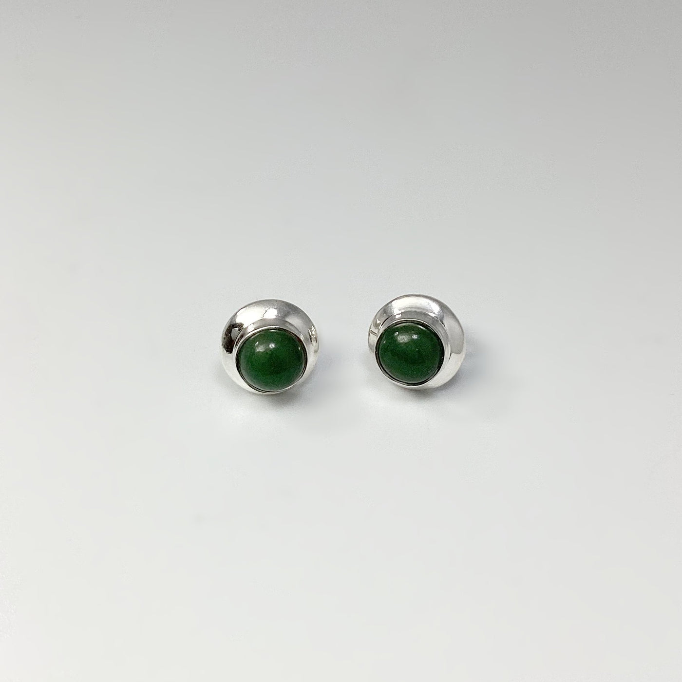 Green Aventurine Stud Earrings