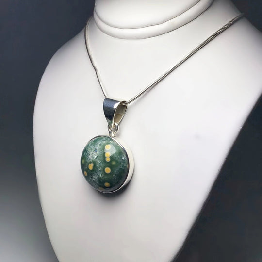 Ocean Jasper Pendant - Rocks and Gems Canada