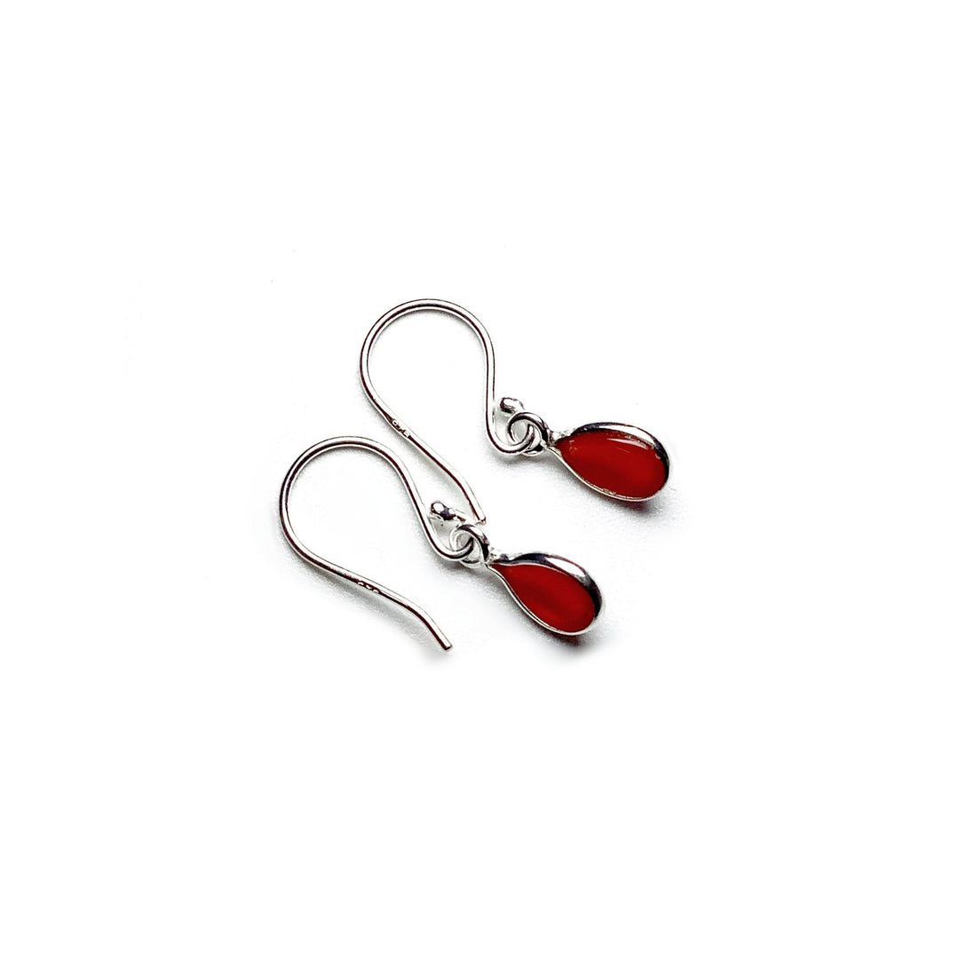 Carnelian Agate Dangle Earrings - Rocks and Gems Canada